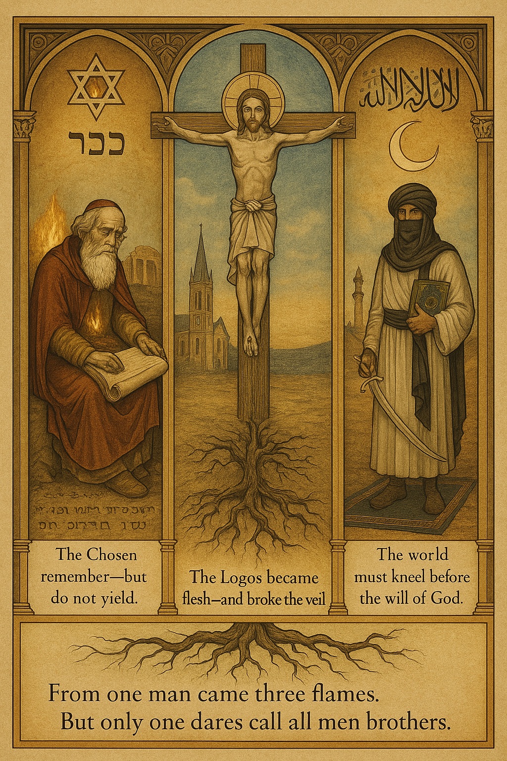 The Scroll, the Crescent, and the Cross